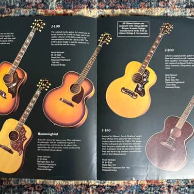 Gibson The Legend Lives On Acoustic Guitar Catalogue! E11 image 3