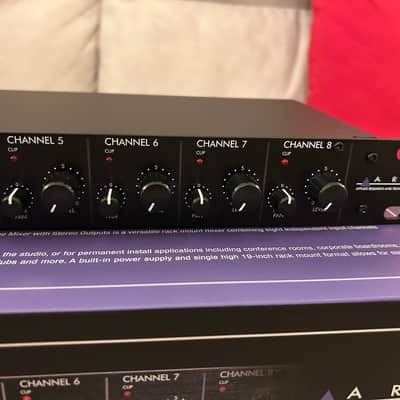 ART MX821s 8-Channel Line Mixer with Stereo Outputs Black image 3