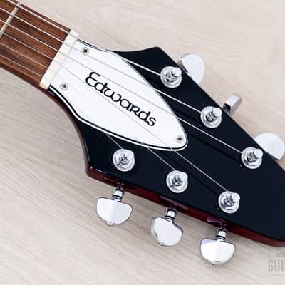 2014 Edwards by ESP E-FV-120D Flying V Cherry Red w/ Seymour Duncan, Hangtags image 4