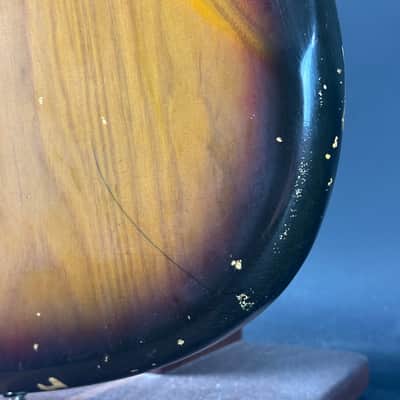 Vintage 1975 Fender Jazz Bass 3-Color Sunburst w/non original case TSU25058 image 16