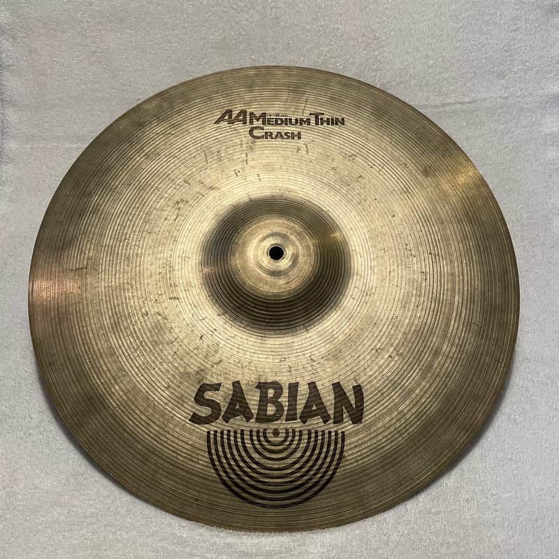 Sabian 18" AA Medium Thin Crash Cymbal 1985 - 1999 image 1