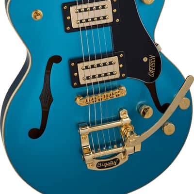 Mint Gretsch G2655TG Limited Edition Streamliner CB Jr Electric Guitar, Riviera Blue image 5