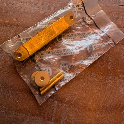 Gotoh Replacement ABR-1 Tune-O-Matic Bridge With Nashville Style Saddles Gold image 2