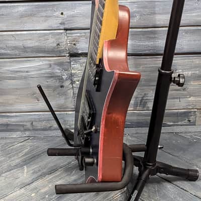 Used Unbranded Headless Electric Guitar with Overlord of Music Locking Tremolo and Gig Bag image 5
