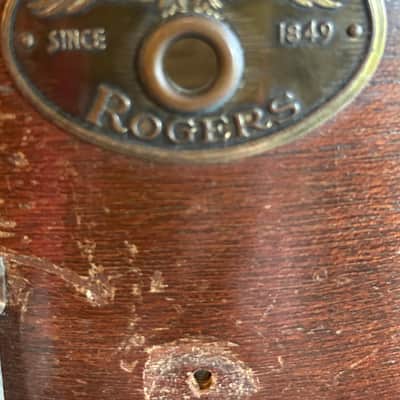 Rogers 10x14 Eagle Badge Mahogany Newport Field Drum image 7