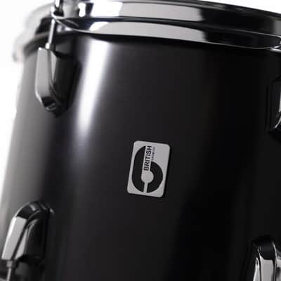 British Drum Company Enigma 3pc Club Drum Set Satin Black. New with Full Warranty! image 17