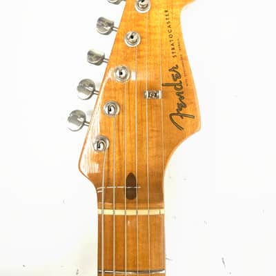 Fender American Vintage 1957 Stratocaster Black Made in USA 2000 Electric Guitar image 7