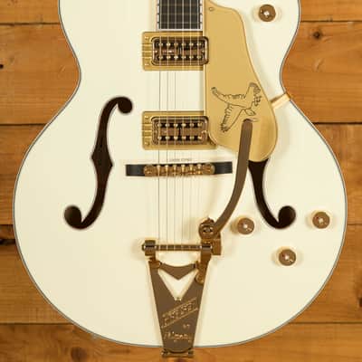 Gretsch G6136T-MGC Michael Guy Chislett Signature Falcon Vintage White image 1