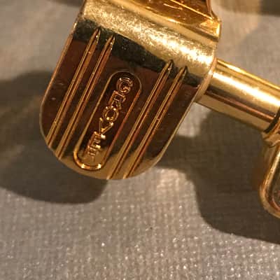 Grover Imperial tuners 70s Gold Butterbean Tuners with Bushings image 2
