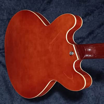 Vintage VSA500HB Reissued Series Semi-Hollow - Honey Burst image 11