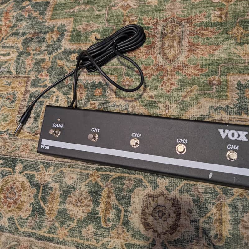 Vox VFS5 5 button guitar amp footswitch pedal controller image 1