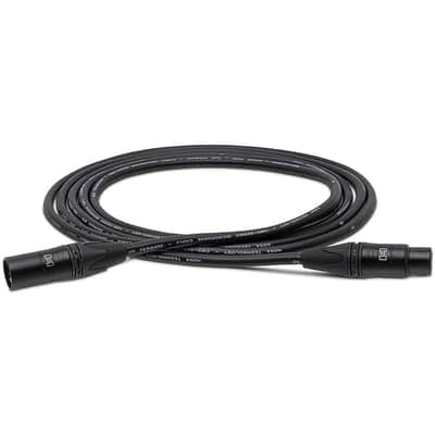 Hosa CMK-010AU Neutrik XLR3F to XLR3M Edge Mic Cable - 10'