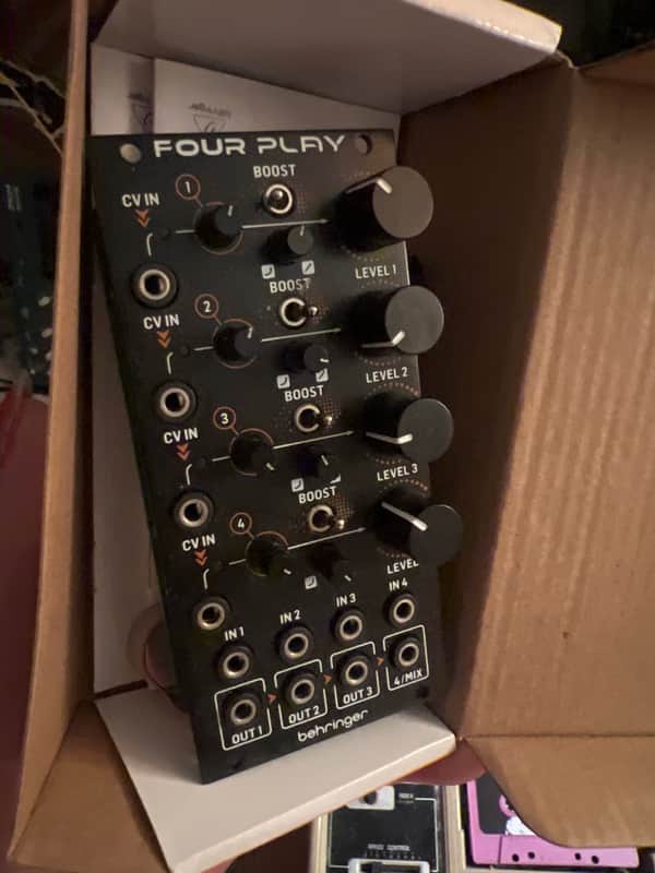 Behringer Four Play Eurorack Module 2021 - Present - Black image 1