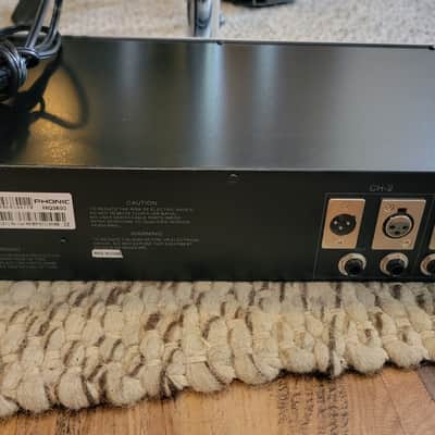 Phonic MQ3600 Dual Channel 31-Band Graphic Equalizer Rack Unit Tested Working Nice Shape image 6