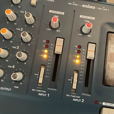 TASCAM Porta 02 mkII Ministudio 4-Track Cassette Recorder 2000s - Blue image 11