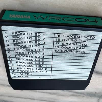 Yamaha RX5 WRC04 ROM Waveform Cartridge image 5
