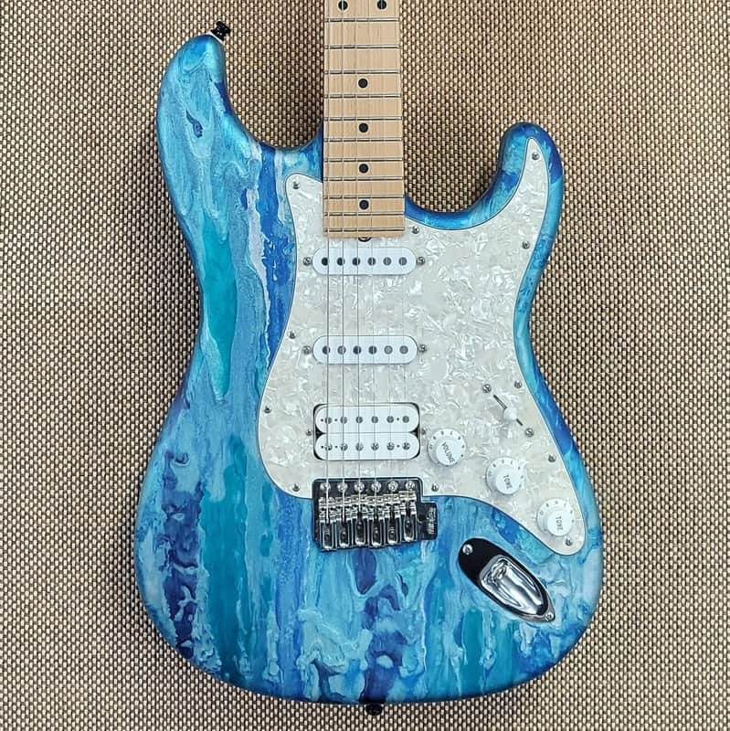 2000 James Tyler Studio Elite HD Arctic Blue Shmear Flight Case (142) image 1