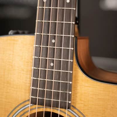 Taylor 110ce Dreadnought Acoustic/Electric Guitar - Solid Torrefield Spruce with Gig Bag - Factory Demo image 9