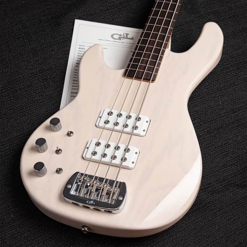 G&L L-2000 B-Stock Fretless Left-Handed Blonde 2021 Bass w/Hardshell Case *Authorized Dealer* image 1