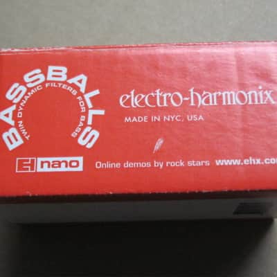 kind of lightly handled Electro-Harmonix EMPTY CARDBOARD BOX and original Owner's Manual ONLY for Nano BASSBALLS Twin Dynamic Filters for Bass (NO pedal, NO warranty / registration paperwork) 2010s image 12