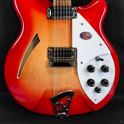 Rickenbacker 360/12 FireGlo 12-String Hollowbody Guitar, Stereo, HSC image 6