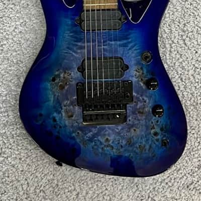 Jackson Pro Series Signature Chris Broderick Soloist 7P, Transparent Blue image 1