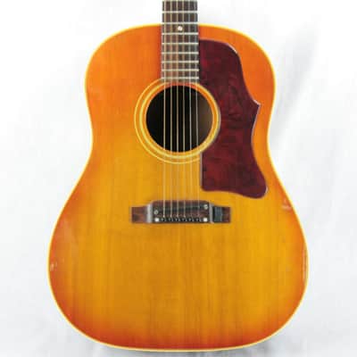 1964 Gibson J-45 Acoustic Guitar PROJECT! Wide Nut, Cherry Sunburst vintage j50 image 1