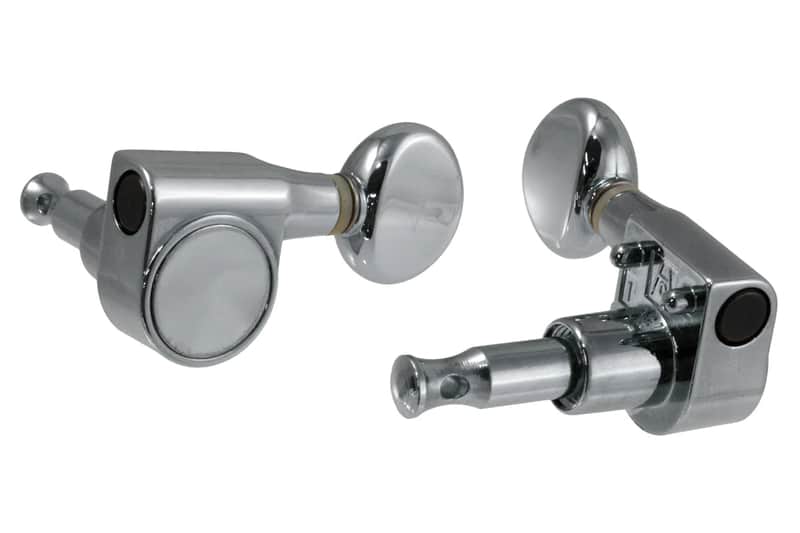 All Parts TK-7590 6-In-Line 2-Pin Tuner Set - Chrome image 1