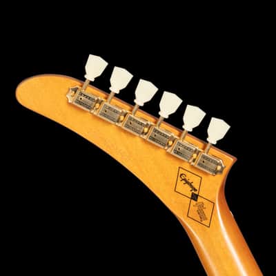 Epiphone 1958 Korina Explorer Aged Natural with Case - Demo image 8