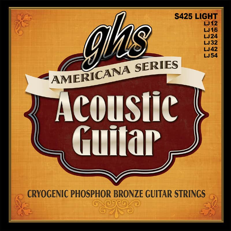 GHS Light Americana Phosphor Bronze Acoustic - S425, 12-54 image 1