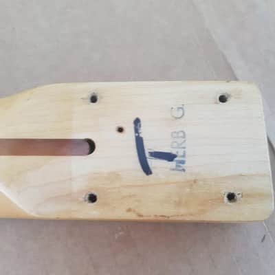 1971 FENDER TELECASTER NECK USA - made by HERB G. image 6