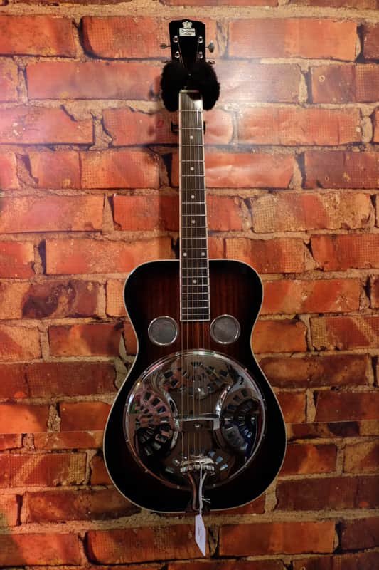 Recording King RR-50 Professional Roundneck Resonator Vintage Sunburst image 1