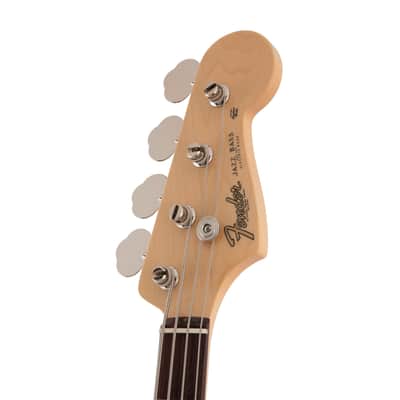 Fender Japan Traditional II 60s Jazz Bass Guitar, RW FB, Fiesta Red imagen 4
