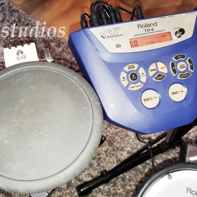 Roland TD-6 Drum Kit w/ Mesh Snare! Very Good! image 7