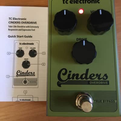 TC Electronic Cinders Overdrive + Rock Power 9v Adaptor from July 2025, both 100% New in original boxes image 2