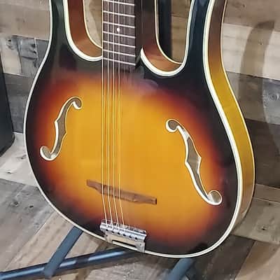 1966 Danelectro Longhorn Acoustic - Sunburst - Must-See! image 4
