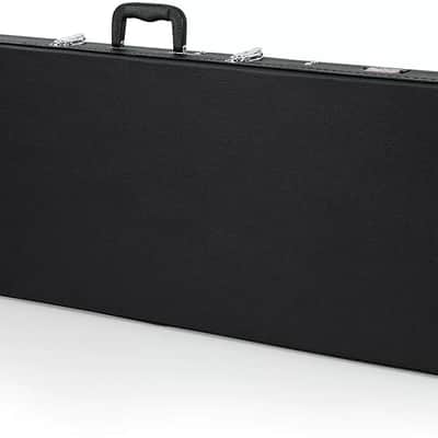 Hard Shell Wood Case for Electric Bass Guitars | Fits Fender Precision & Jazz Bass | Durable Plywood with Plush Interior image 2