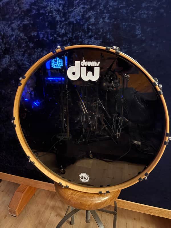 DW Subwoofer RARE 24” Ebony Stain Like New kick bass Drum Workshop image 1