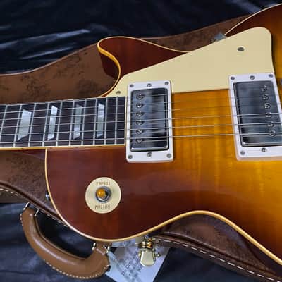 MINT! Gibson Custom Shop '59 Les Paul Standard Reissue VOS Iced Tea Finish - Original Case - Box - All Paperwork image 8
