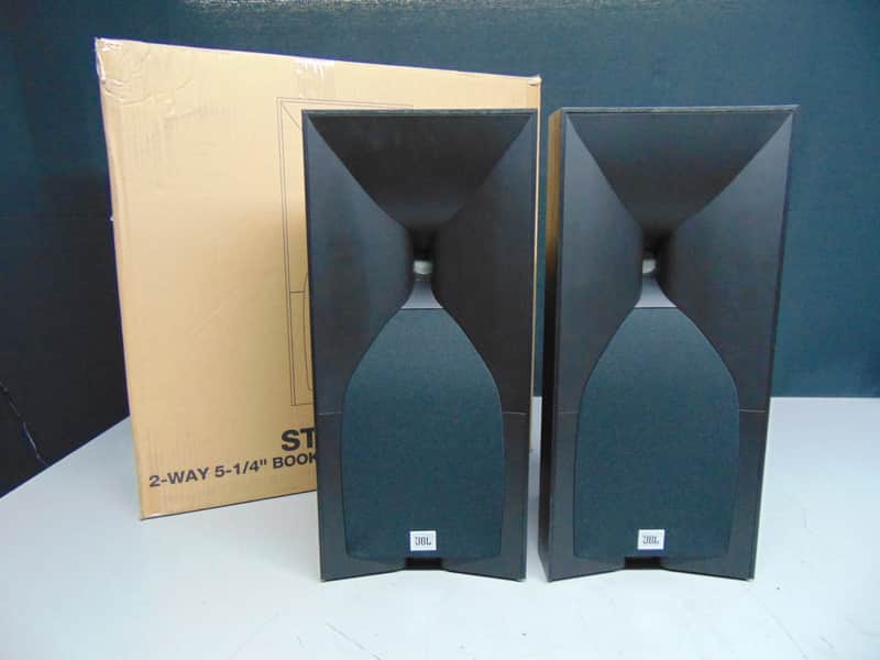 JBL Studio 530 BK 125W 5-1/4" Bookshelf Speakers, Black image 1