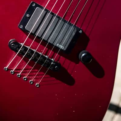 ESP E-II M-I Thru NT 2021 - Deep Candy Apple Red image 6