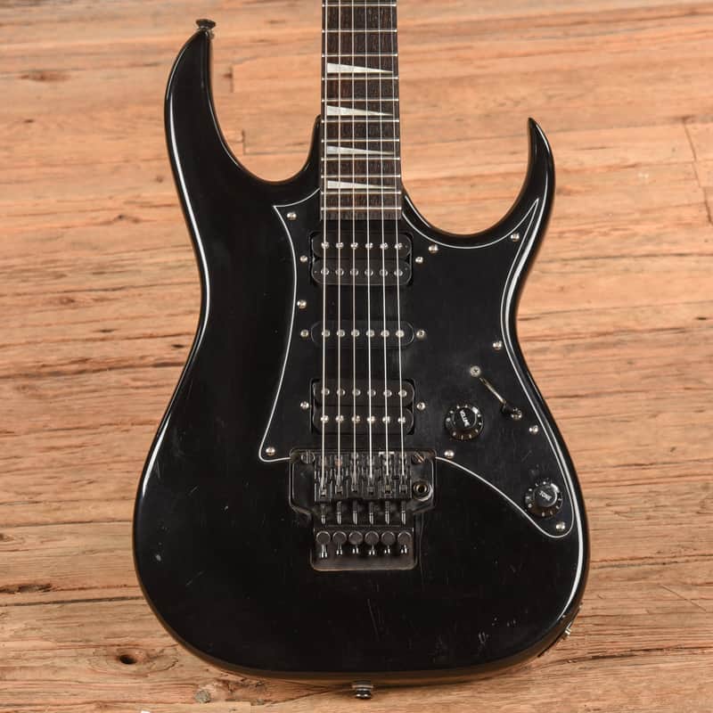 Ibanes RG350 EX RG SERIES エレキギター 現状 DISC Ibanez RG350EX Electric Guitar, Black at Gear4music