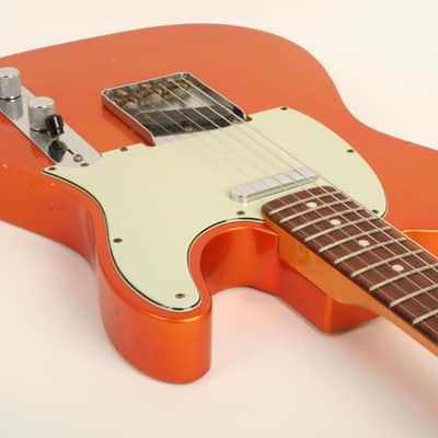 Fender Custom Shop 60's Telecaster Journeyman Relic Candy Tangerine 2014 Pre-Owned image 4