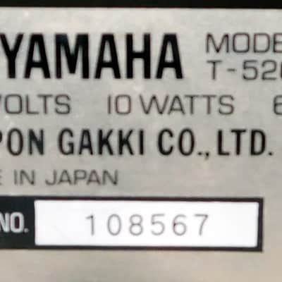 Yamaha T-520 am fm stereo tuner image 5