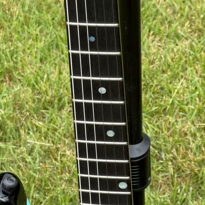 Kramer NightSwan Electric Guitar Black with Blue Polka Dot image 5