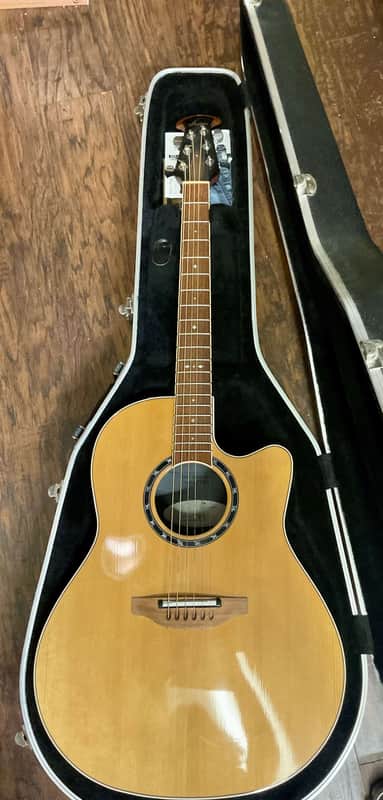 Ovation 1771LX Standard Balladeer LX 2000s - Natural w/ Original Hardshell Case & Xtras image 1