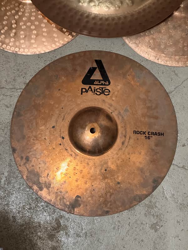 Paiste 16" Alpha Rock Crash Cymbal image 1