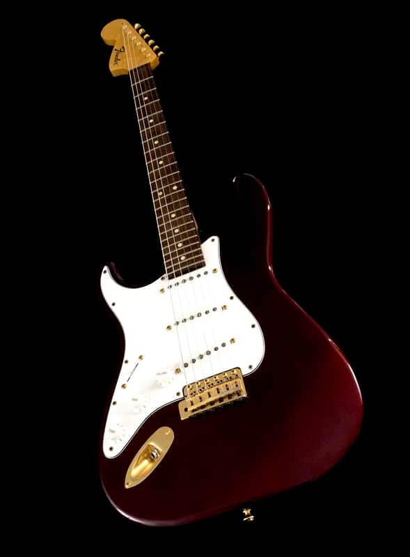 LEFTY! Custom Vintage Relic NOS Red Metallic ST72 Reverse Gold Hardware Gibson Conversion 24.75” Scale HSC image 1