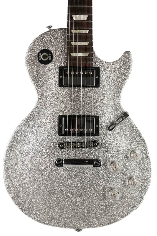 ど*り様 Gibsonギブソン/Les Paul Studio Silver P 2016 Gibson Les Paul Studio Silver Sparkle | Reverb Canada