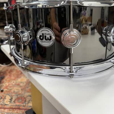 DW Collectors Nickel Over Brass Snare Drum 14x6.5 image 2